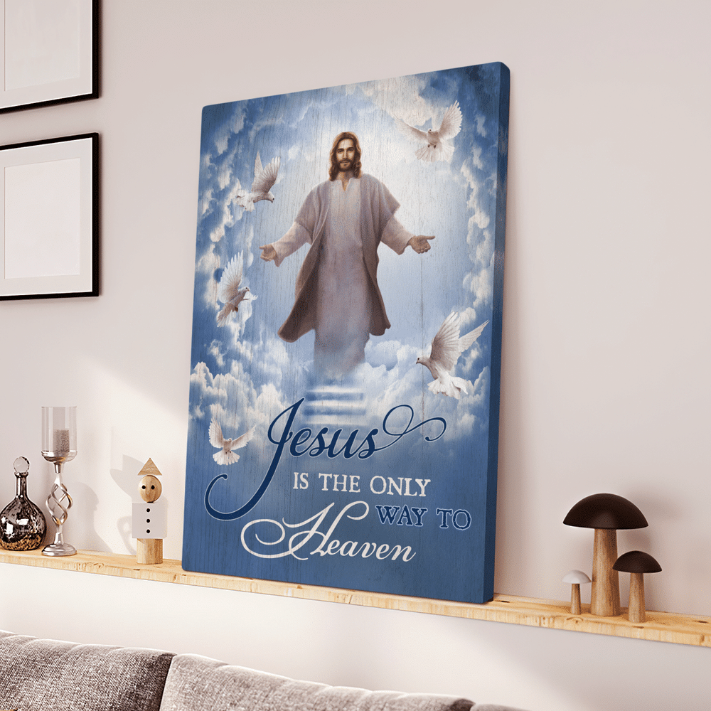 Into The Hand Of Jesus, Jesus Is The Only Way To Heaven - Matte Canvas