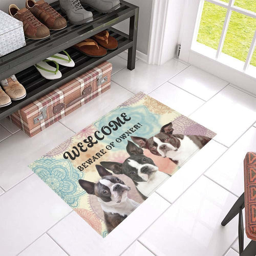Boston Terrier Doormat
