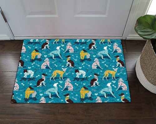 Greyhounds Dog Walk Doormat