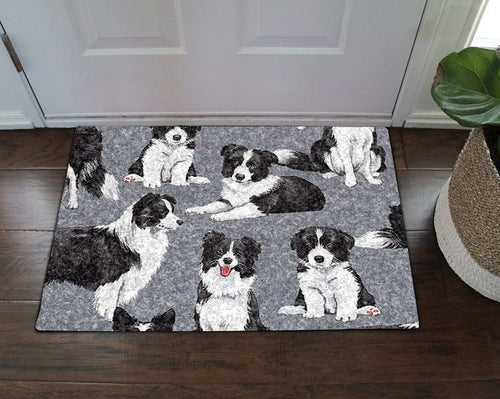 Border Collie Doormat