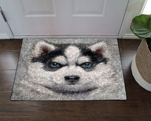 Siberian Husky Puppy Doormat