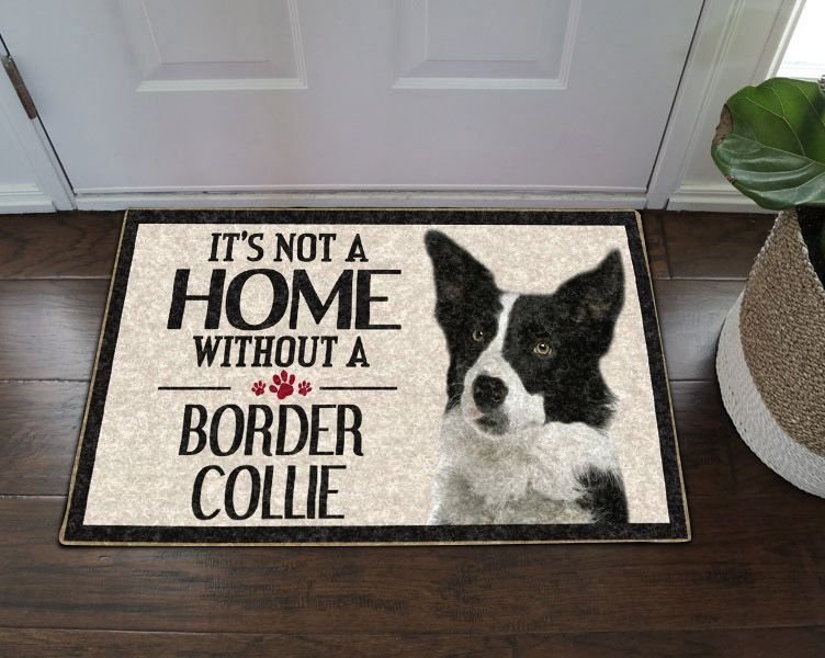 Border Collie Doormat