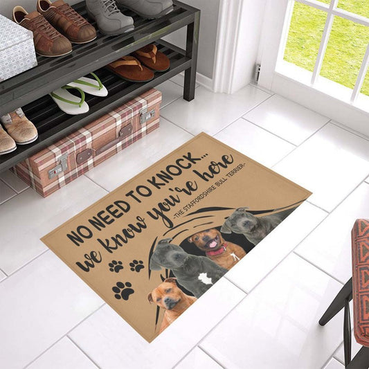 Staffordshire Bull Terrier Doormat