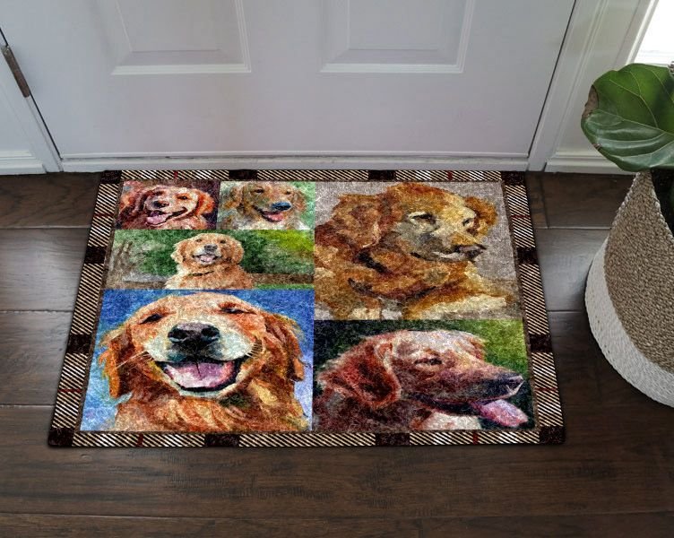 Golden Retriever Dog Doormat