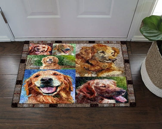 Golden Retriever Dog Doormat