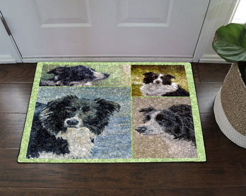 Border Collie Dog Doormat
