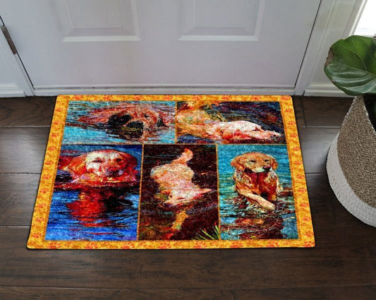 Golden Retriever Dog Doormat
