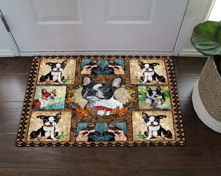 Boston Terrier Dog Doormat