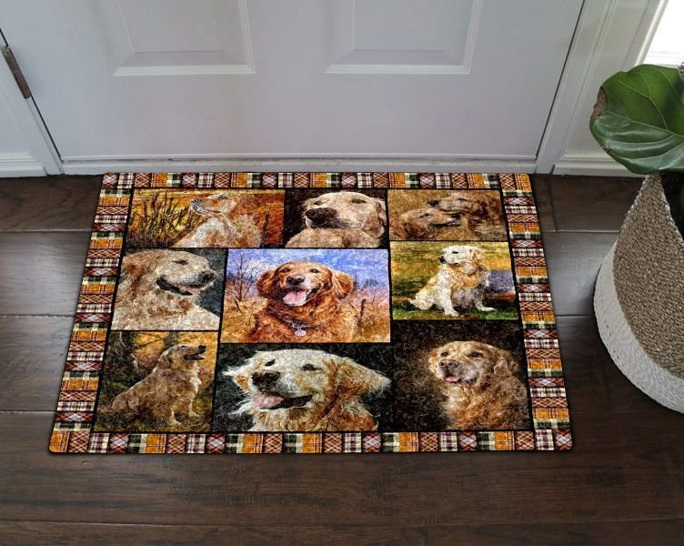 Golden Retriever Dog Doormat