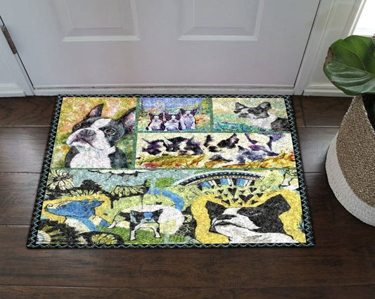 Boston Terrier Dog Doormat