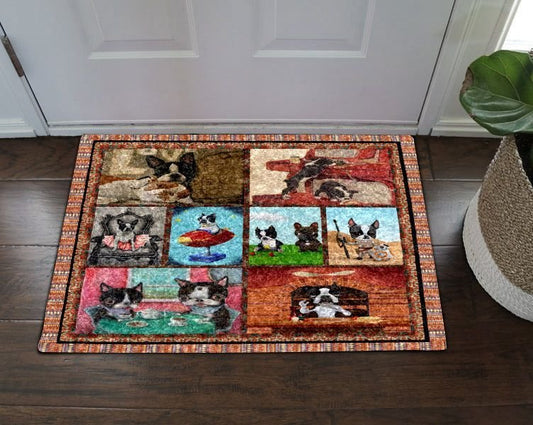 Boston Terrier Dog Doormat