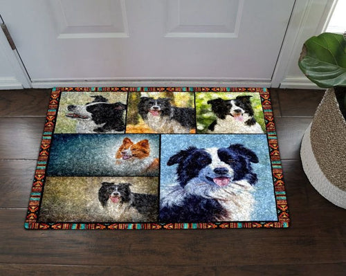 Border Collie Dog Doormat