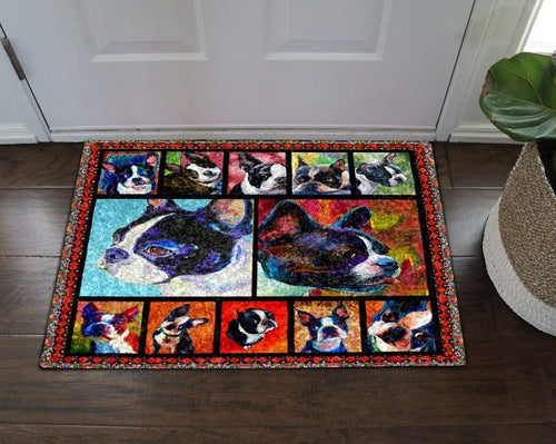 Boston Terrier Dog Doormat