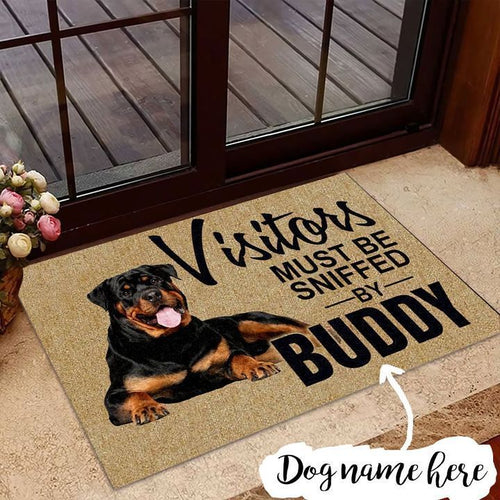 Visitors Rottweilers Doormat