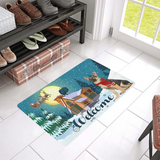 German Shepherd Welcome Christmas Doormat