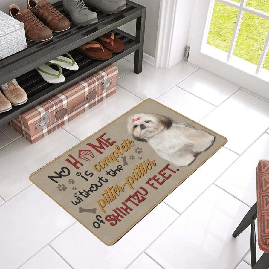 Shih Tzu Feet Doormat