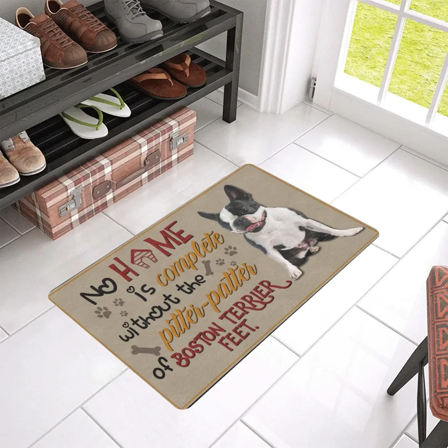 Boston Terrier Feet Doormat