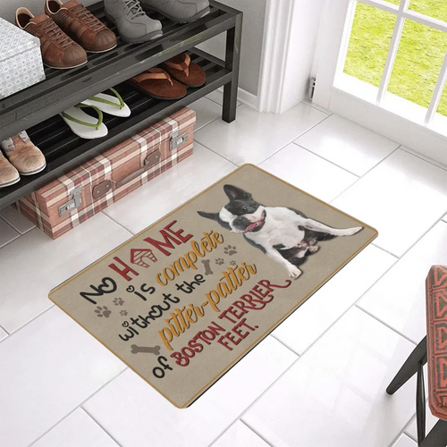 Boston Terrier Feet Doormat