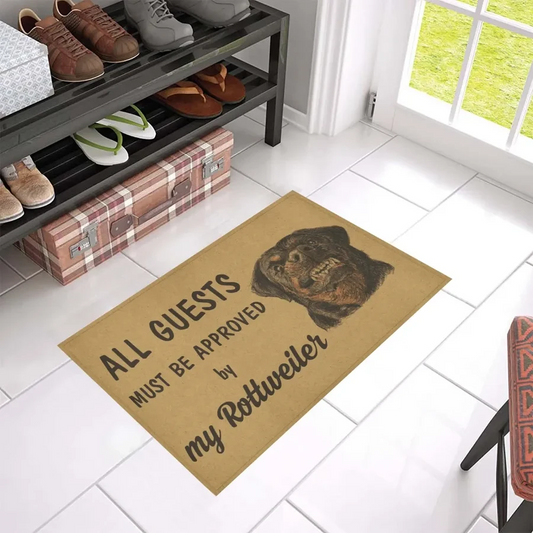Rottweiler Aguest Doormat