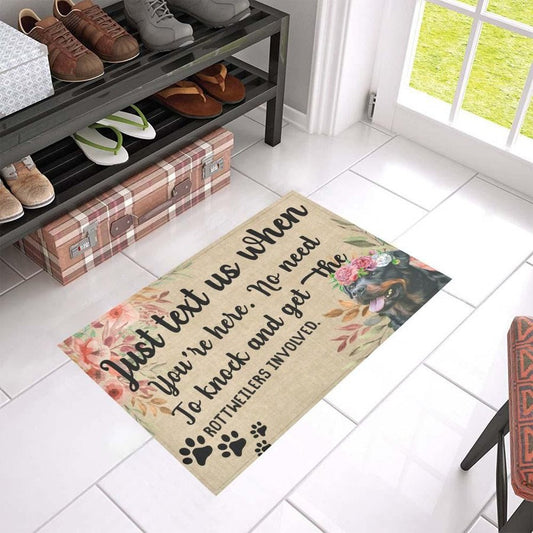 Rottweiler Involved Doormat