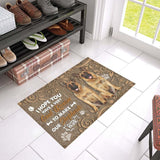German Shepherds Bark Doormat