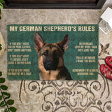 My German Shepherds Rules Doormat