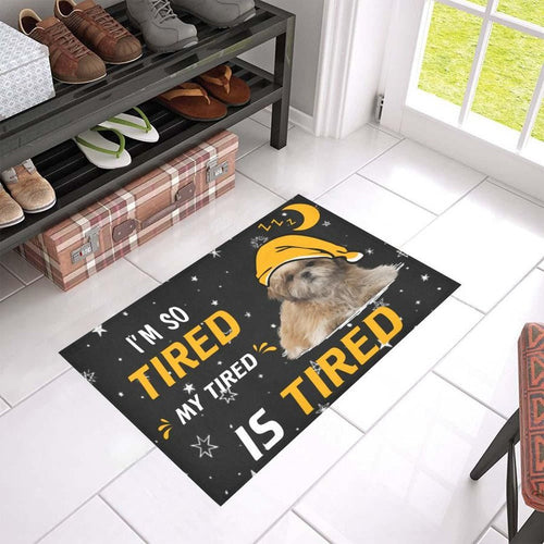 Shih Tzu Tired Doormat
