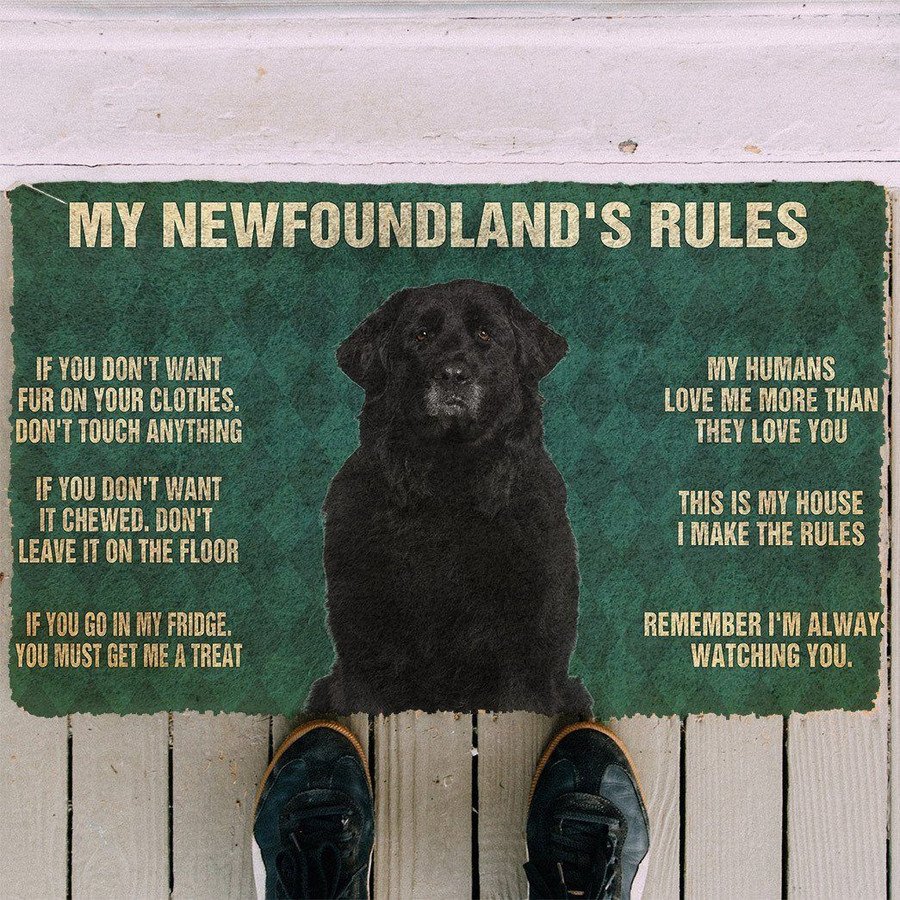 Newfoundlands Rules Doormat