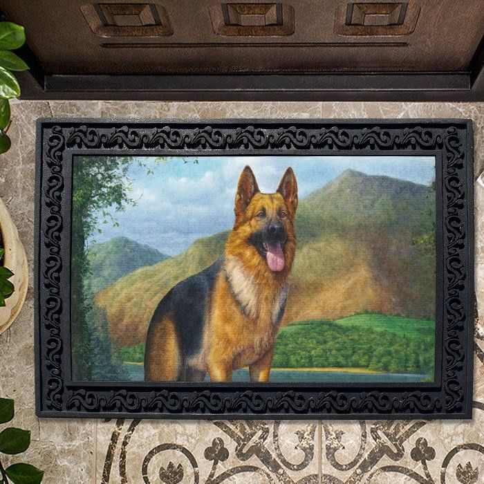 German Shepherd Great Outdoors Doormat