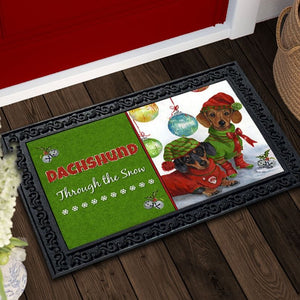 Dachshund Jingles Doormat