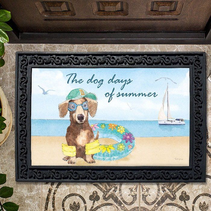 Summer Paws Dachshund Doormat