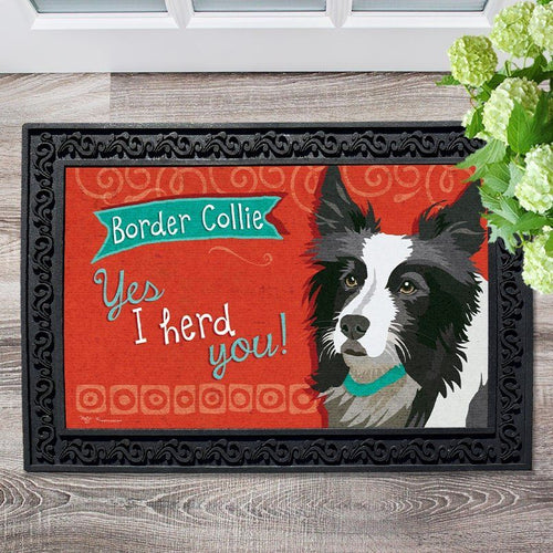 Border Collie Doormat