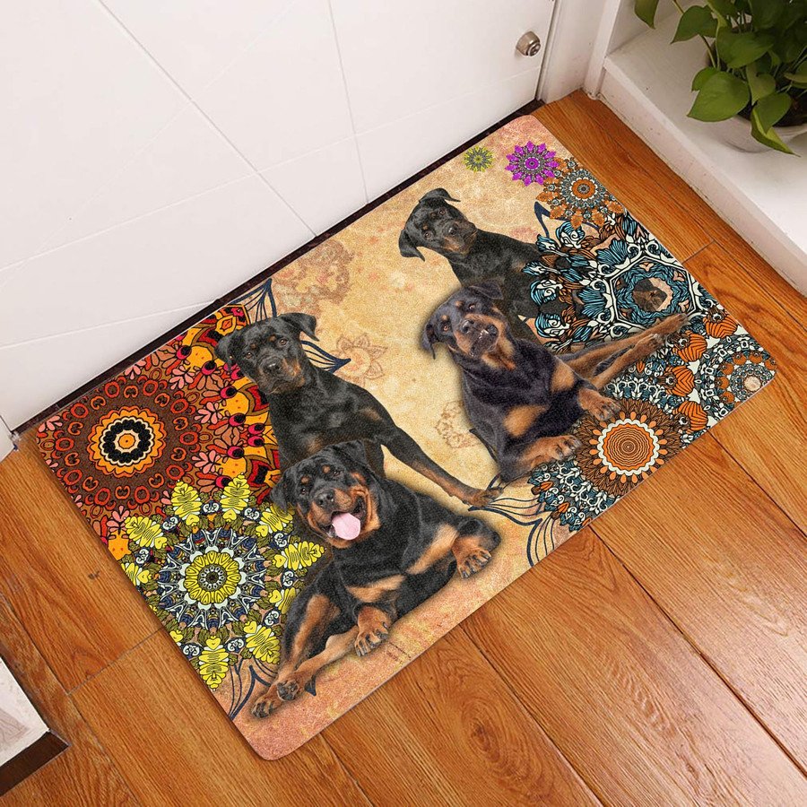 Amazing Rottweiler Dog Doormat