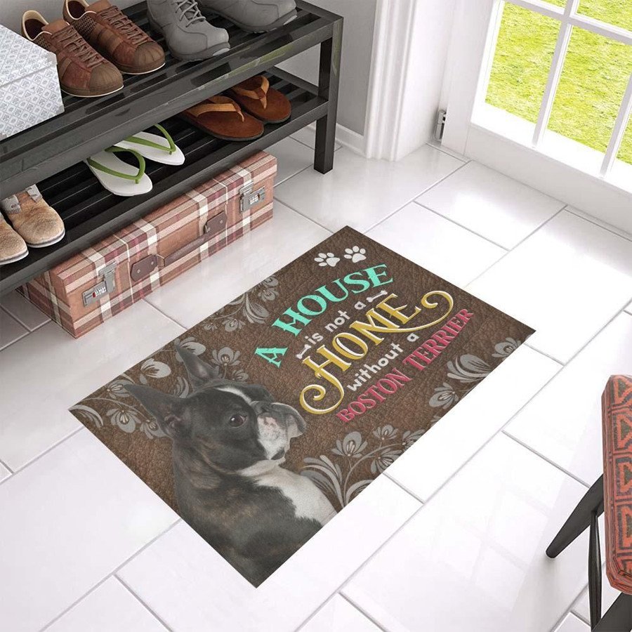 Boston Terrier Home Doormat