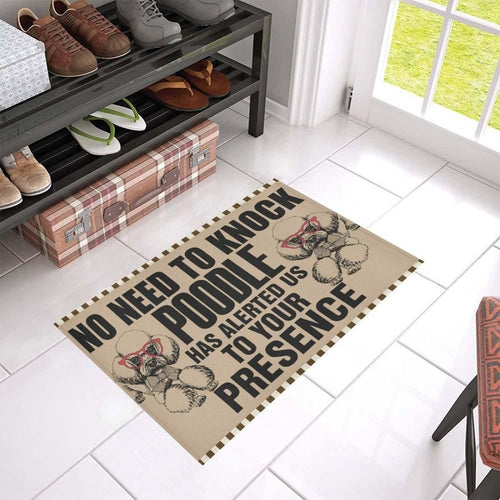 Poodle Knock Doormat