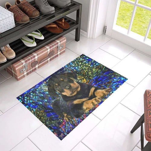 Rottweiler Diamonrottweiler Doormat