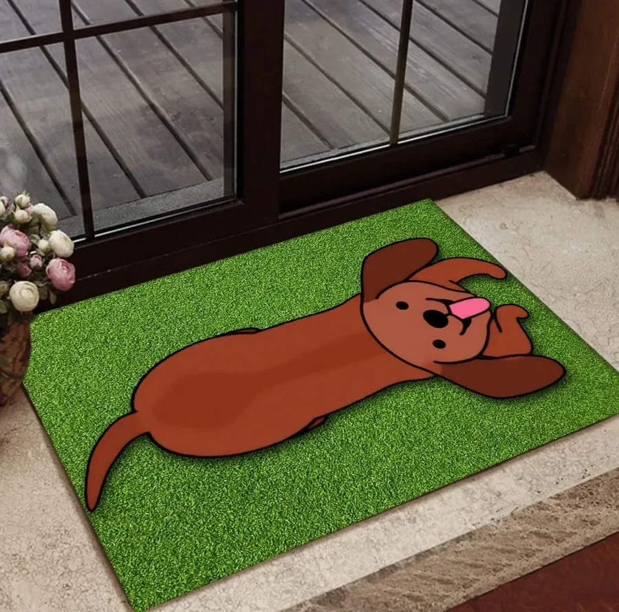 Funny Dachshund Dog Doormat