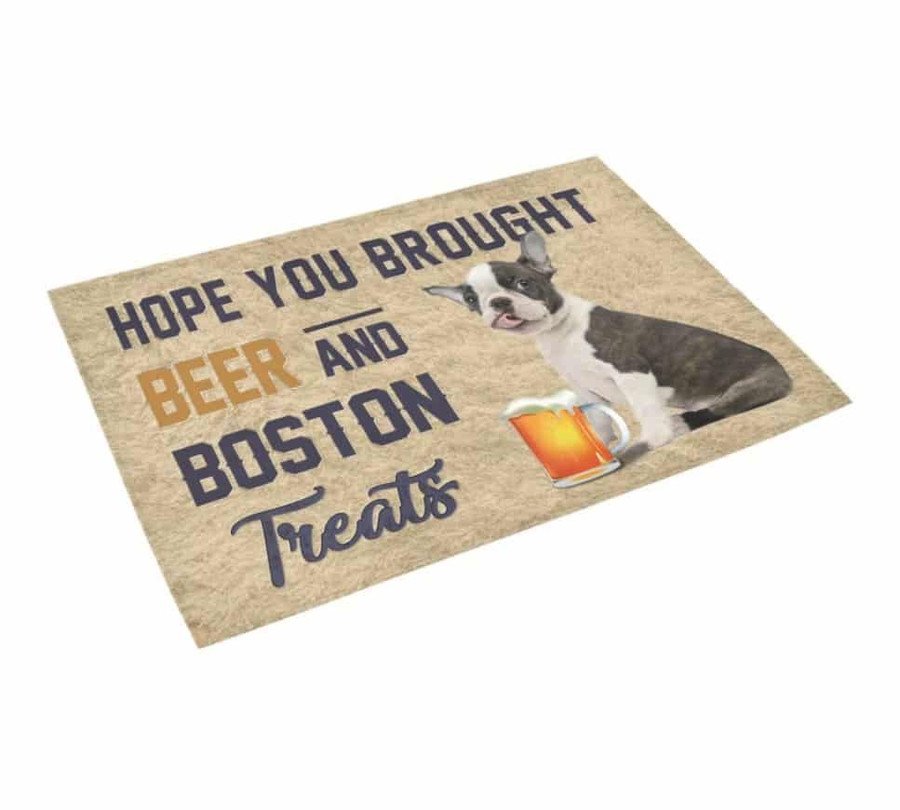 Boston Terrier Anbeer Doormat