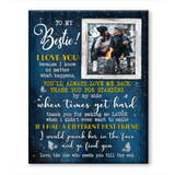 Custom Best Friend Gifts, Friend Photo Gift, Christmas Presents For Best Friends
