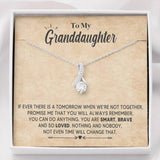 Granddaughter Necklace, To My Granddaughter You Are Smart, Brave and So Loved, Necklace for Daughter, Alluring Beauty Necklace - TGV