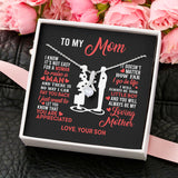 Necklace Gift for Mom - To My Mom You Are Appreciated, Gift Idea for Son, Daughter, Necklace for Birthday, Mother's Day Alluring Beauty Necklace XL052B - TGV