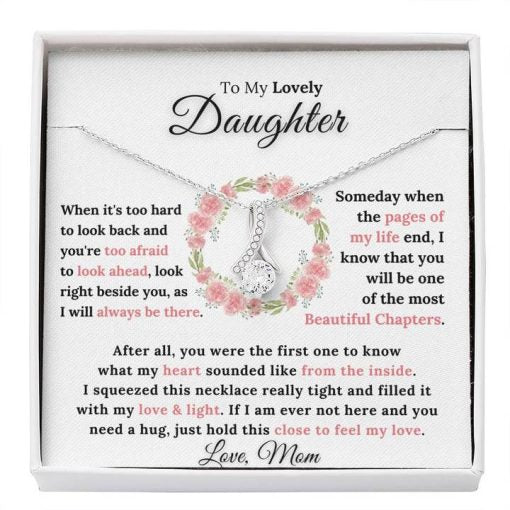 To My Lovely Daughter - My Heart Sounded Like From The Inside - Alluring Necklace - TGV
