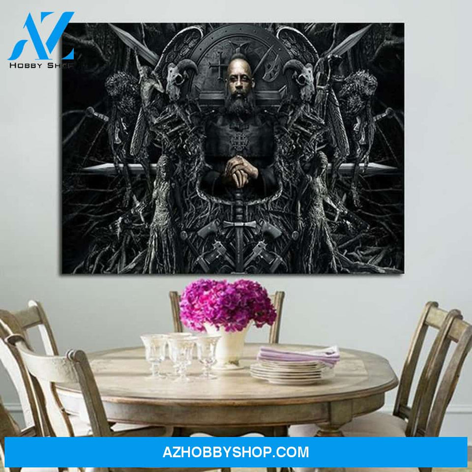 1 Panel The Last Witch Hunter Kaulder Sitting On Chair In The Past Wall Art Canvas