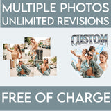 Personalized Upload Portrait Photo Retro Style Custom Bootleg Rap Tee, Custom Photo - Vintage Graphic 90s Tshirt, Custom Photo Shirt