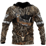 Hunting Gifts Deer Hunting Gifts Awesome Deer Hunting All Over Printed US Unisex Size Hoodie