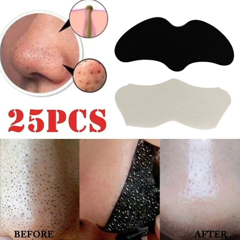 10 PCS Nose Blackhead Remover Mask - Deep Cleansing, Pore Shrinkage, and Acne Treatment with Clean Strips for Skin Care