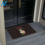 100 Days of School Smarter Cute Gnome Happy Doormat