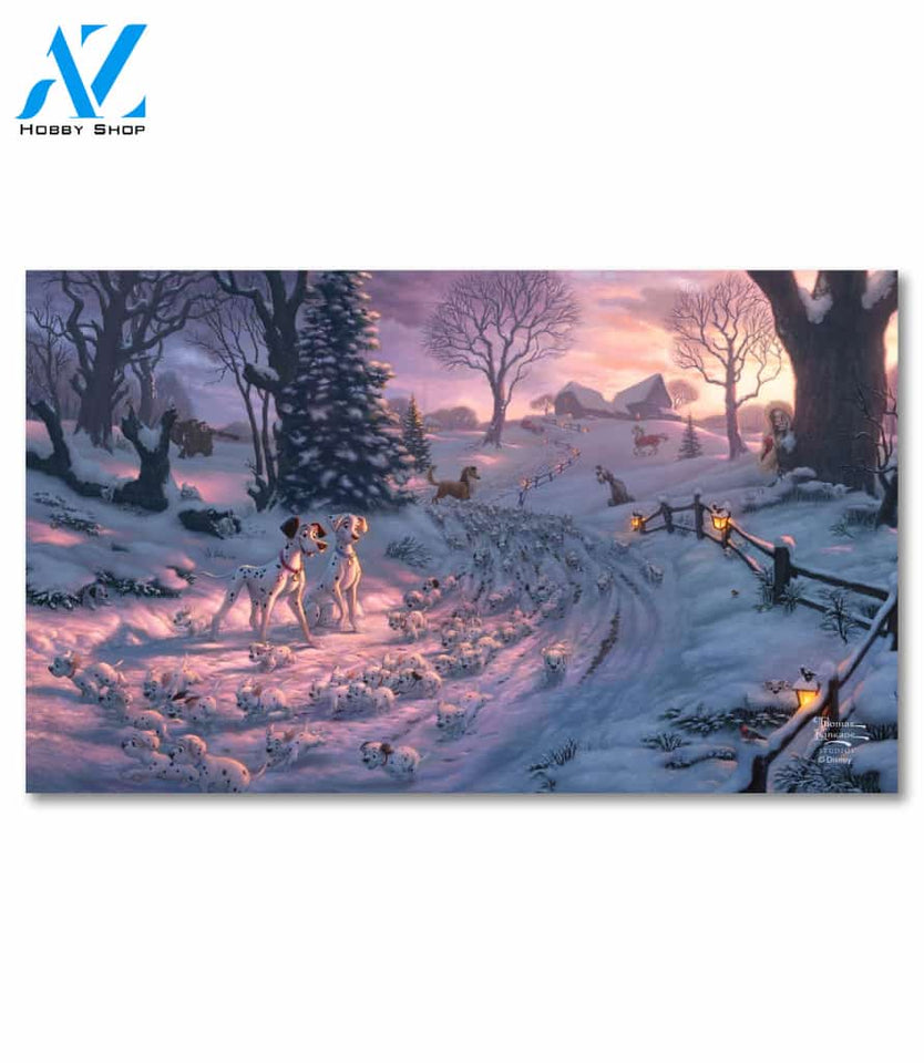 101 Dalmatians on the Run Doormat - 18" x 30"