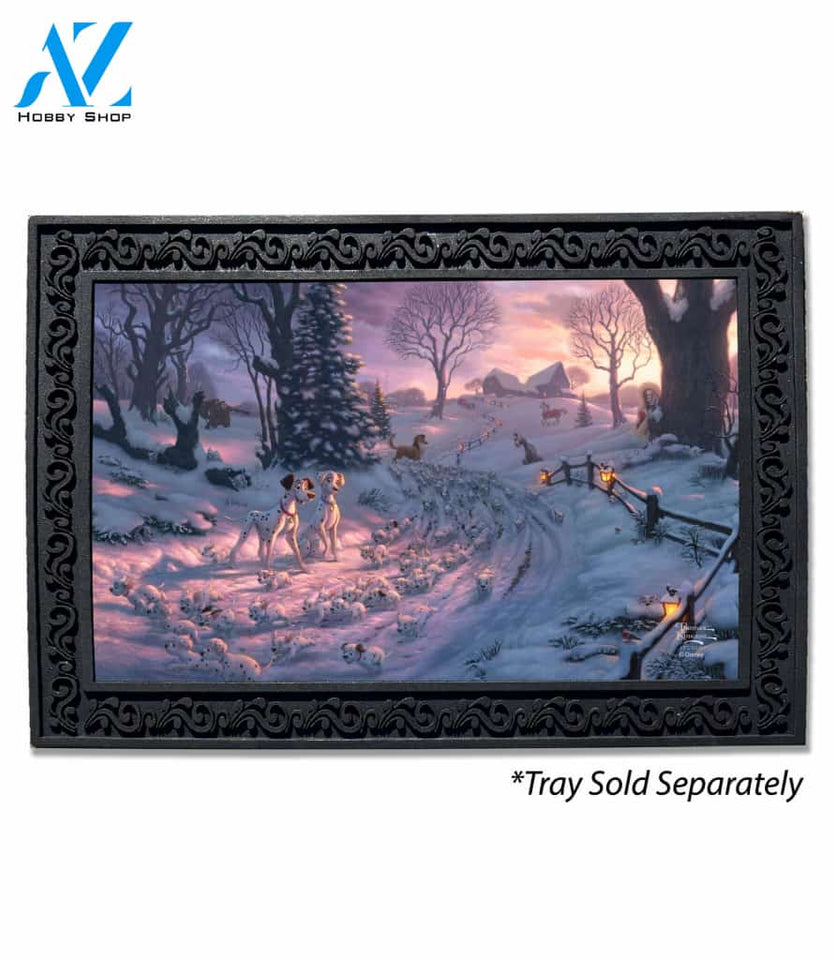 101 Dalmatians on the Run Doormat - 18" x 30"