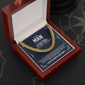 To My Man Necklace - Always Remember I Love You When You Wear This Necklace Cuban Link Chain Necklace XL007D - TGV